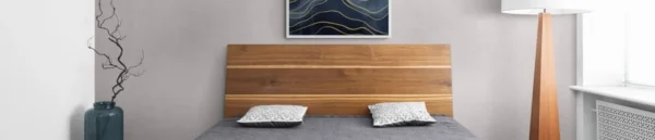 Brown Frame Bed Aesthetic